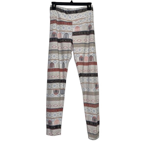 Derek Heart Women's Plus Sz L Soft Pull On Leggings Sweater Weather Stretch Pant - Picture 2 of 8